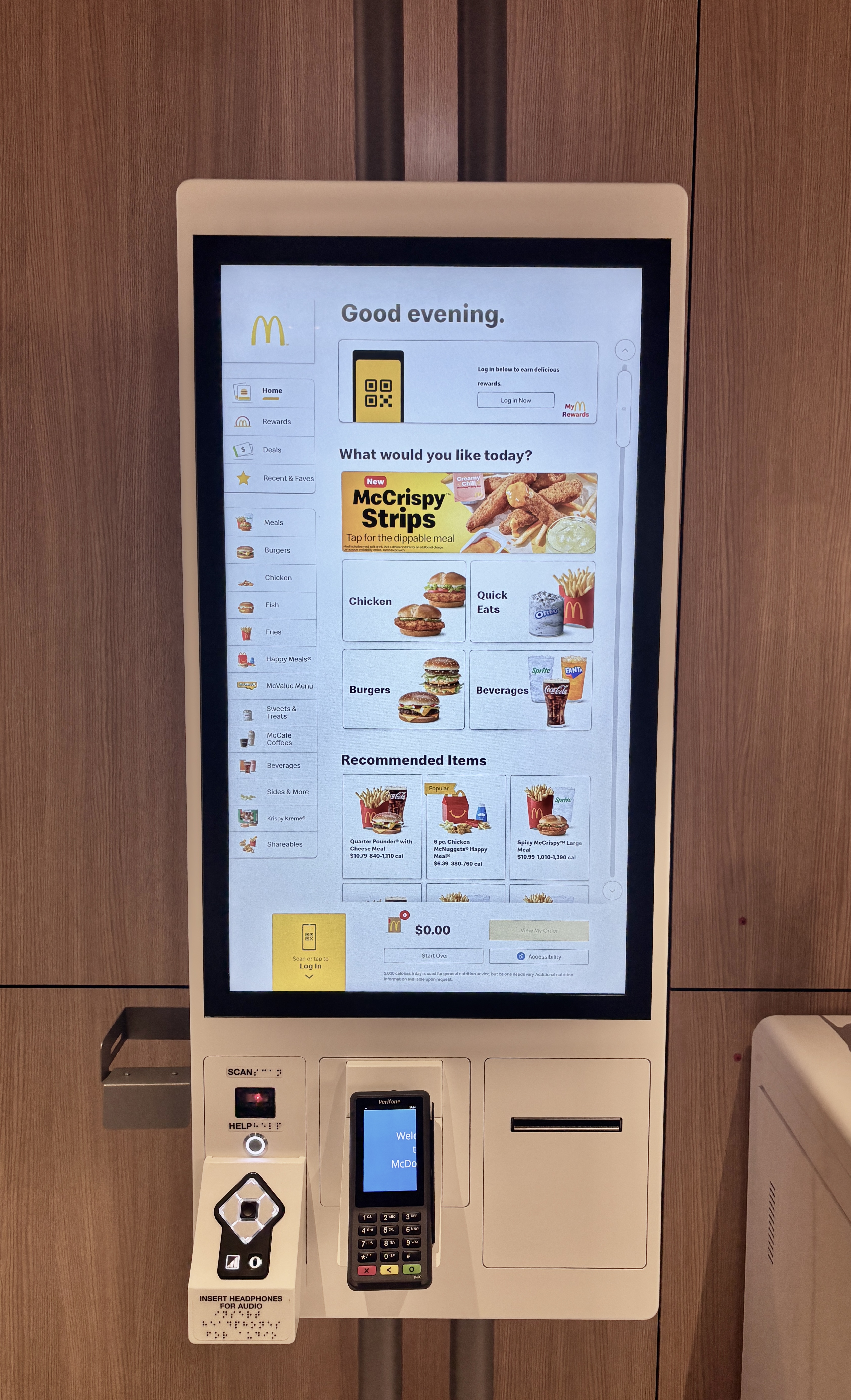 McDonald's Restaurant Kiosk